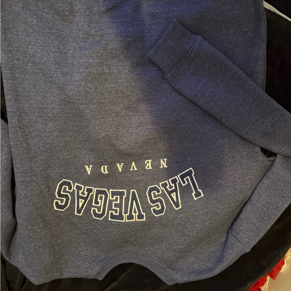 Las Vegas Nevada Blue Sweater
